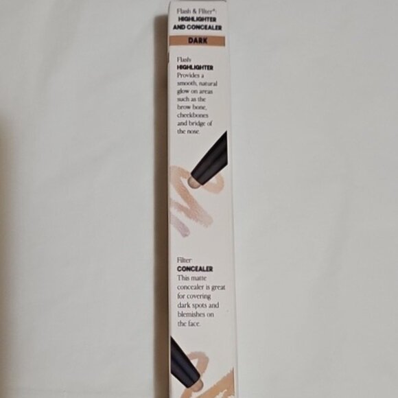 Billion Dollar Beauty Flash & Filter: Highlighter & Concealer, Dark, 0.067 oz - Picture 5 of 13